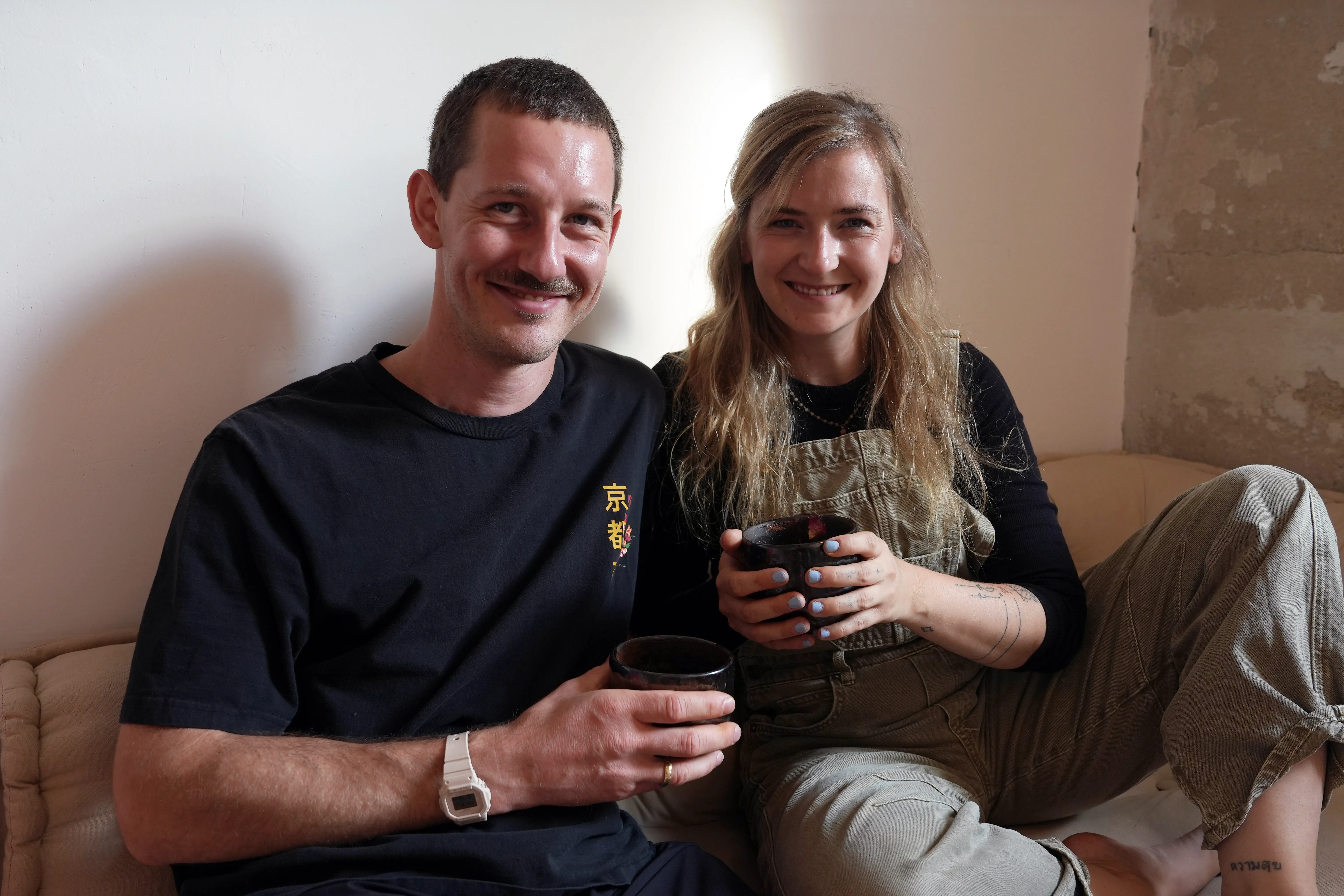 Founder Tanja and Marcel in their studio.